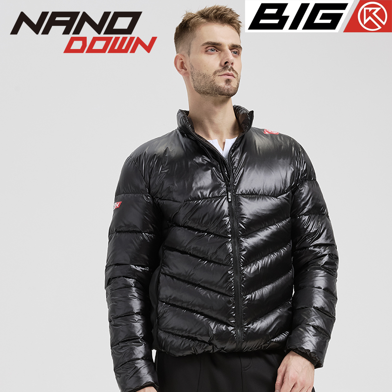 大K男款保暖鹅绒轻薄款羽绒服