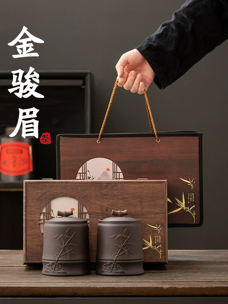 Премиальный чай Jinjunmei 2025 New Tea Wuyi Black Tea Zhengshan Small Authentic Elders Gift Высококачественная подарочная коробка для чая Изображение 1