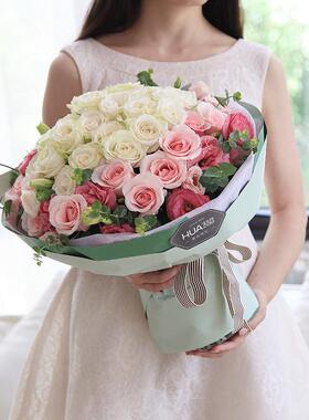 节日新款表白鲜花同城5小时速递甜美公主系列清新典雅人气宝贝