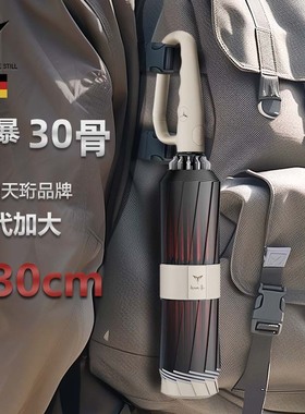 德国Th-mech全自动加大加厚加固耐用抗风暴反向雨伞防晒晴雨户外