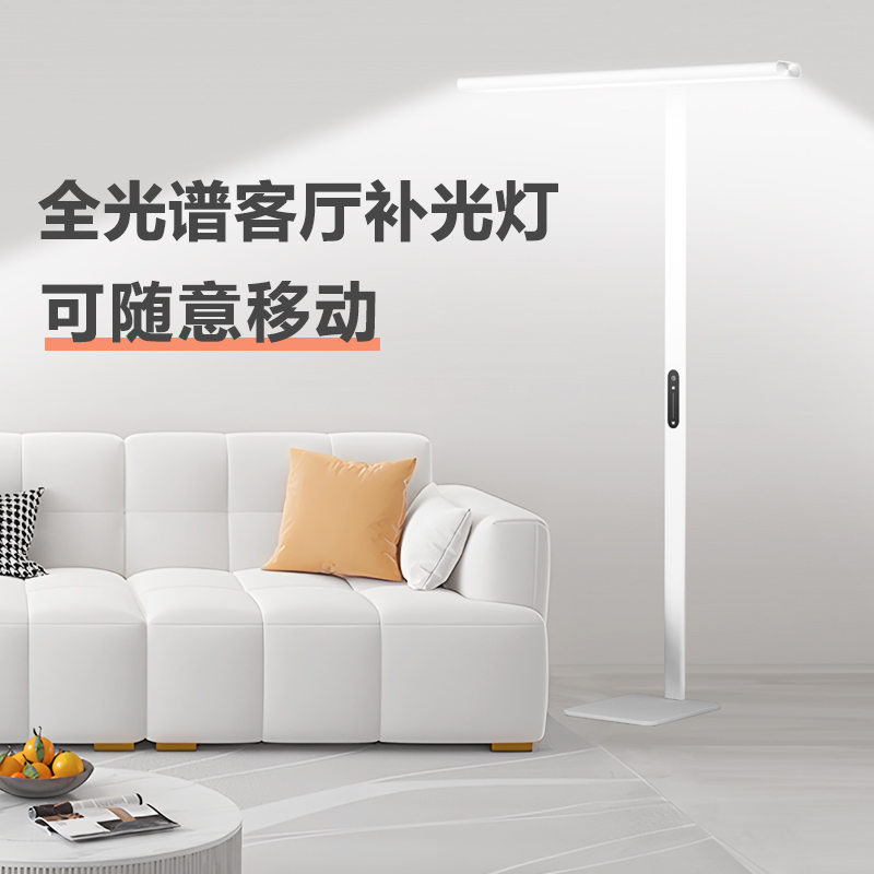 全光谱客厅补光灯 家用护眼专用落地灯充电式可移动超亮led大路灯