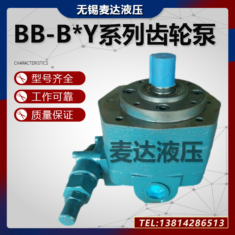 凯利摆线齿轮泵BB-B4Y B6Y B10Y B16Y B20Y B25Y B32带安全阀油泵