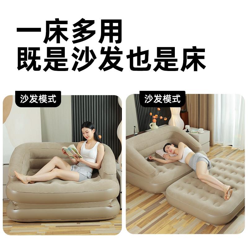 户外全自动充气沙发家用露营帐篷折叠便携家用二合一床垫打地铺