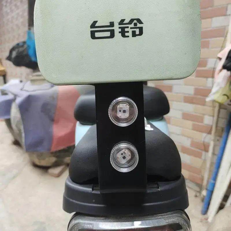 动车震防动追尾蓝红爆闪灯免接线摩托车电警KNS示刹车zh