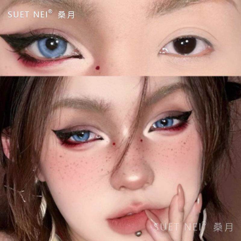 哥特朋克烟熏妆爆!黑色眼影盘哑闪钻光珠美光亮ODP片欧玩妆碎钻