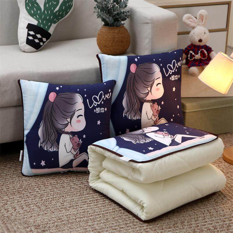 抱枕被子两用g加厚汽车载办公室午睡枕头靠枕靠垫折叠空调被二合,居家布艺,抱枕被,淘宝优惠券,粉丝福利购,淘宝优惠卷