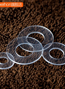 硬PVC透明圆形垫片超薄塑料垫圈耐高温螺丝绝缘平垫M2M3M4M6M8M10