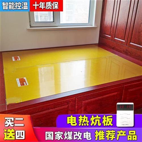 电热炕垫子床垫家用冬q天电暖炕碳纤电暖炕垫可擦洗拼.接式床上用