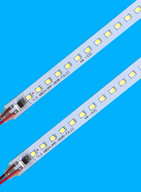 超亮220V硬灯条LED长条型橱柜灯带 货架灯酒柜贴片超薄展示柜灯条