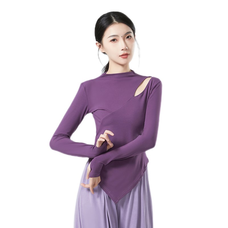 速发舞尚衣上款新款时蹈古典舞衣服中国形体训练服紧身舞练功服