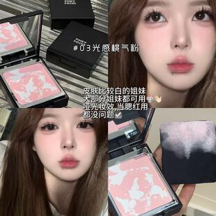 正品大油田快冲!光感淘气粉五花肉定妆粉饼哑光磨皮防水平价大容