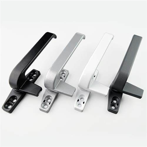 50型铝合金门窗把手38型彩铝窗户锁扣幕墙上悬翻窗拉执手