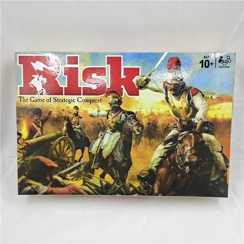 跨境热销桌游RISK board card game英文经典RISK互动卡牌桌面游戏