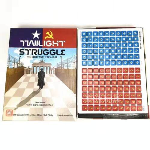 英文版Twilight Struggle 冷战热斗棋盘游戏桌游玩具牌