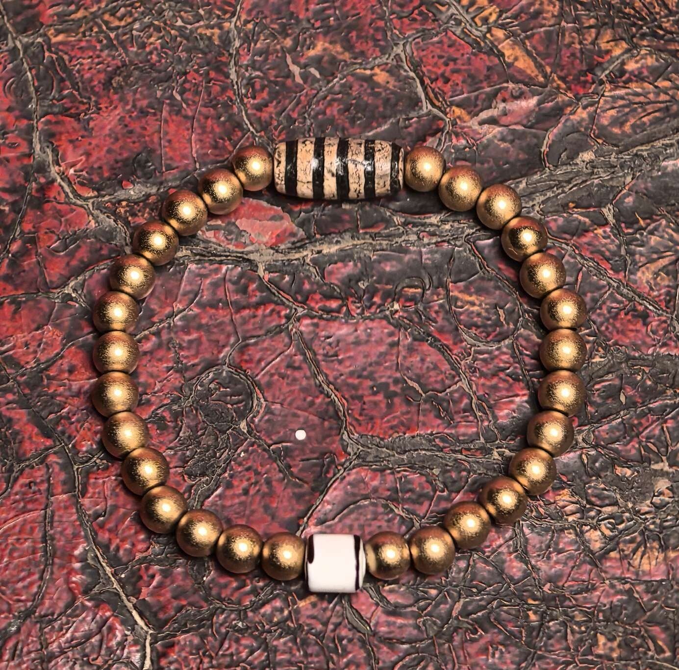 藏地瑜伽士修持【千岁十一线天珠手串】顶配百年老琉璃