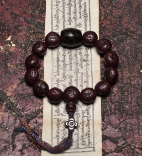 藏地瑜伽士修持【爆老千系糖球玛瑙古珠】顶配老麒麟眼佛珠手持