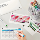 SWATCH 日本进口色卡358全官方组合Copic马克笔组合 COLOR 色卡 CARDS