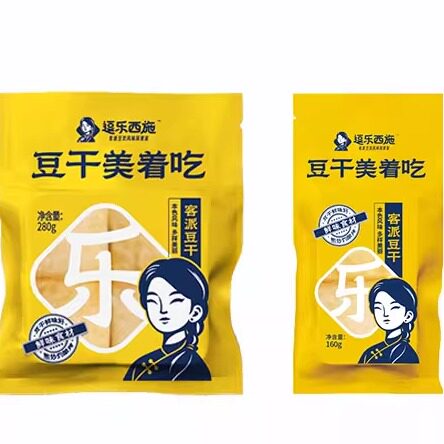 逗乐西施客派鲜豆干160g广东梅州发货