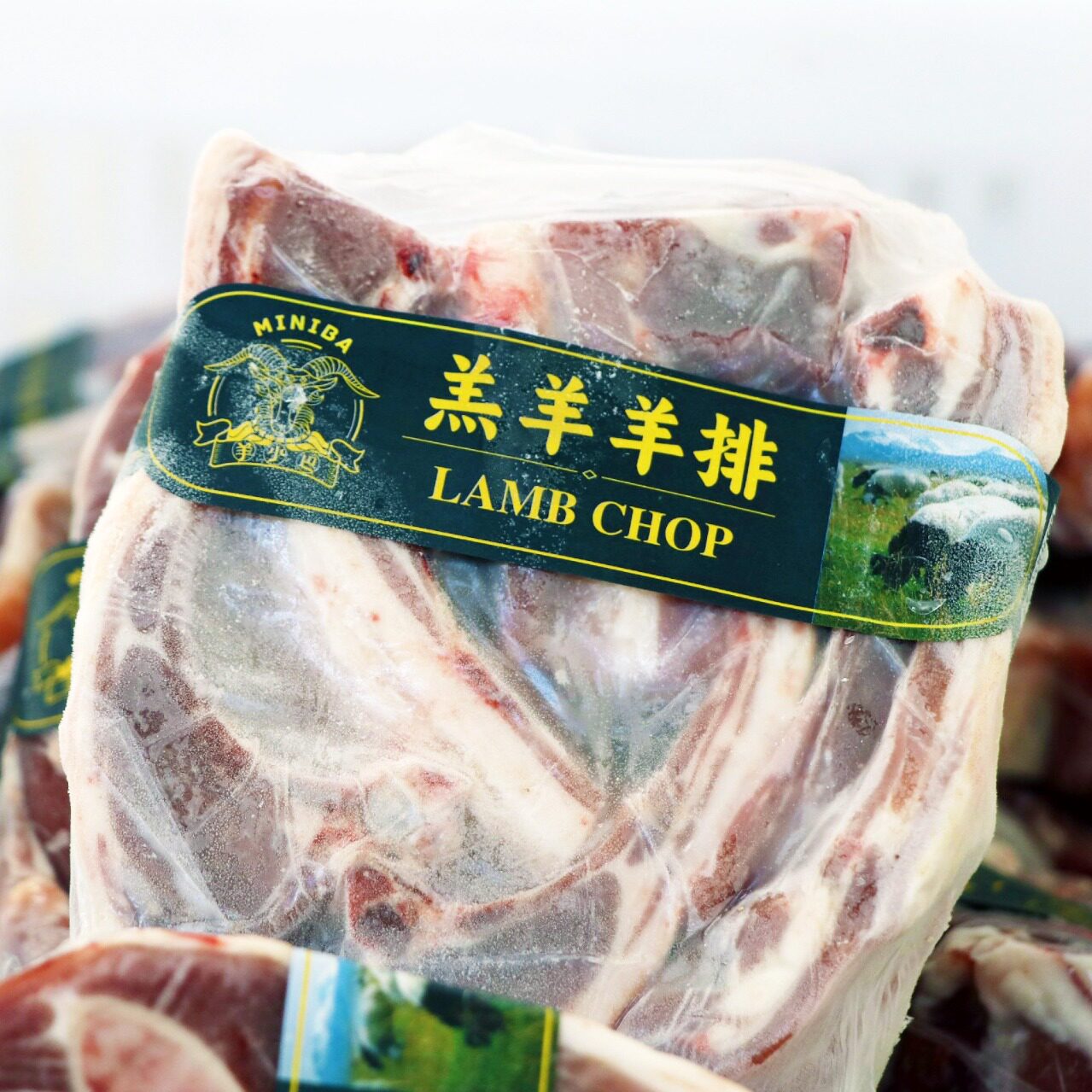 新疆羊小巴黑头羊羔羊肉5斤羔羊腿排羔羊羊排随机装