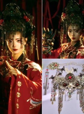 异域大祭司发饰古装汉服复古铜色