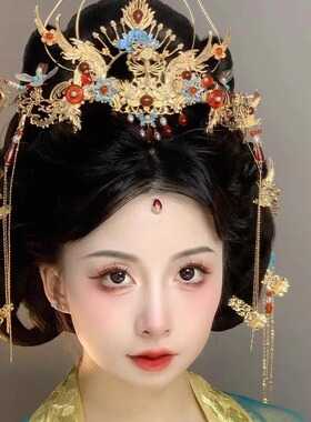 异域敦煌飞天头饰圣女冠额饰璎珞