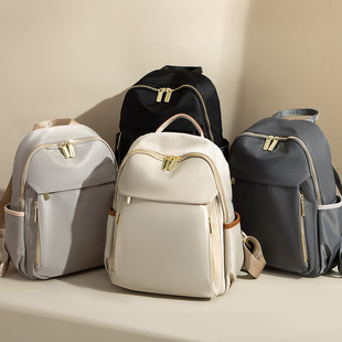 高级感轻便牛津布双肩背包潮流时尚防水旅行书包包包女新款大容量