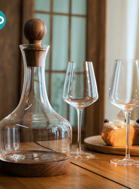 红酒醒酒器家用套装欧式奢华高档水晶红酒杯玻璃红酒醒酒分酒器