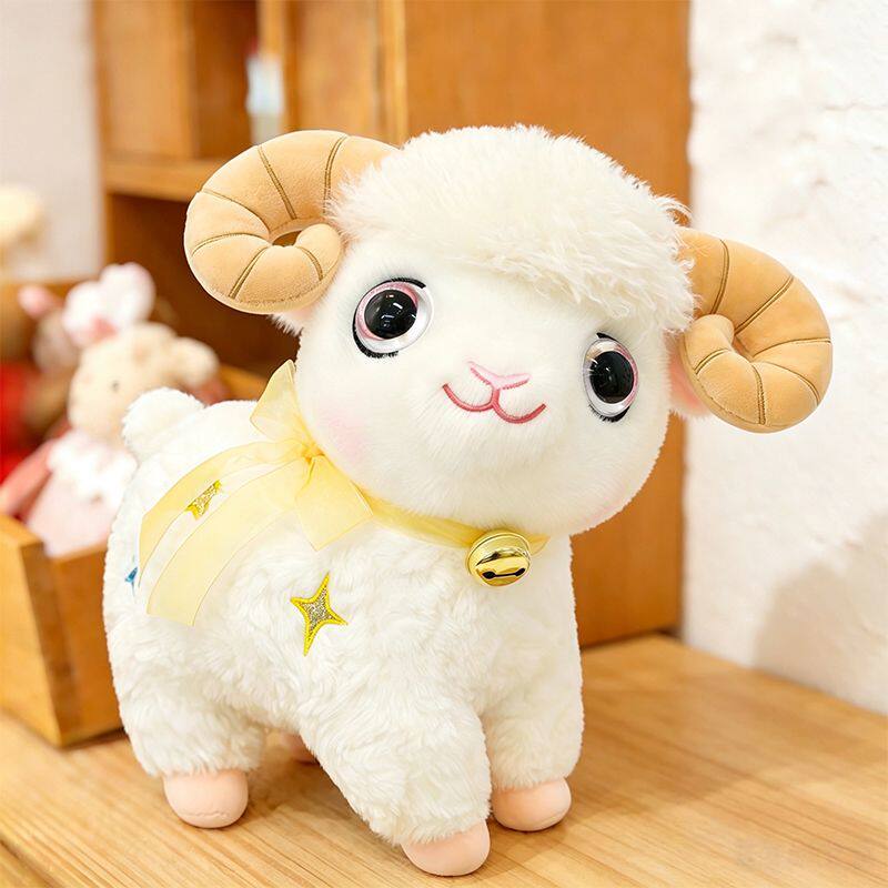 可爱小羊公仔毛绒玩具生肖羊玩偶毛绒/玩偶/公仔/布