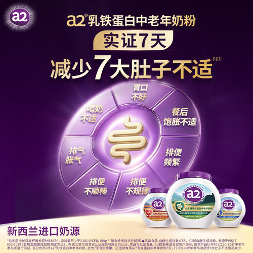 a2奶粉乳铁蛋白低GI益生菌鱼油