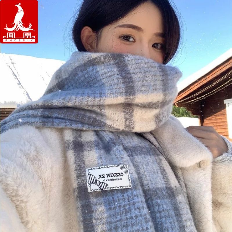 凤凰电动车骑行披肩加绒加厚保暖