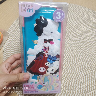 YOM女童怪兽甜心女蝴蝶结儿童笔袋