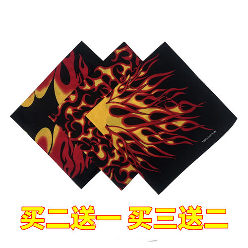 厂家直销特潮骑行头巾韩国嘻哈