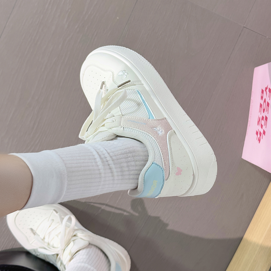 回力网面蝴蝶小白鞋女2025爆款时尚复古休闲鞋轻便百搭韩版板鞋女