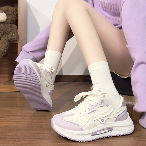 回力紫色运动鞋女2026