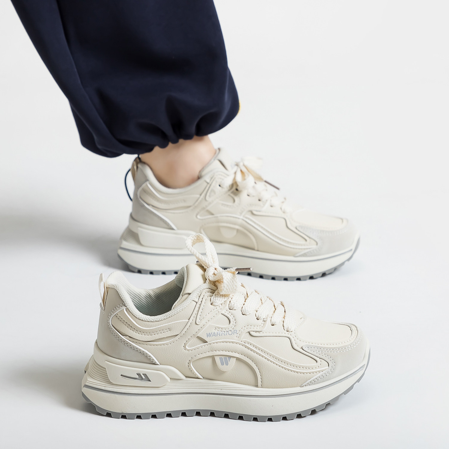 回力休闲老爹鞋女2026春秋新款百搭轻便小白鞋子时尚运动休闲鞋潮,女鞋,时尚休闲鞋,淘宝优惠券,粉丝福利购,淘宝优惠卷