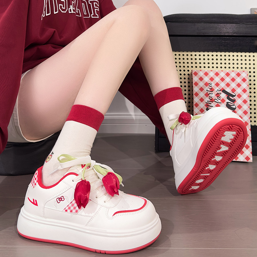 回力酒红板鞋女2026春秋新款原创小众小香风鞋子厚底运动休闲鞋女,女鞋,休闲板鞋,淘宝优惠券,粉丝福利购,淘宝优惠卷