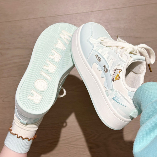 回力猫咪小鱼小白鞋女2026新款爆款百搭休闲鞋原创设计学生板鞋女