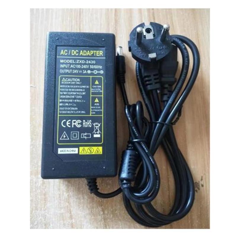 欧规插头DC24V5A双线净水器电源适配器24V4A 24V3A2A1A稳压电源线