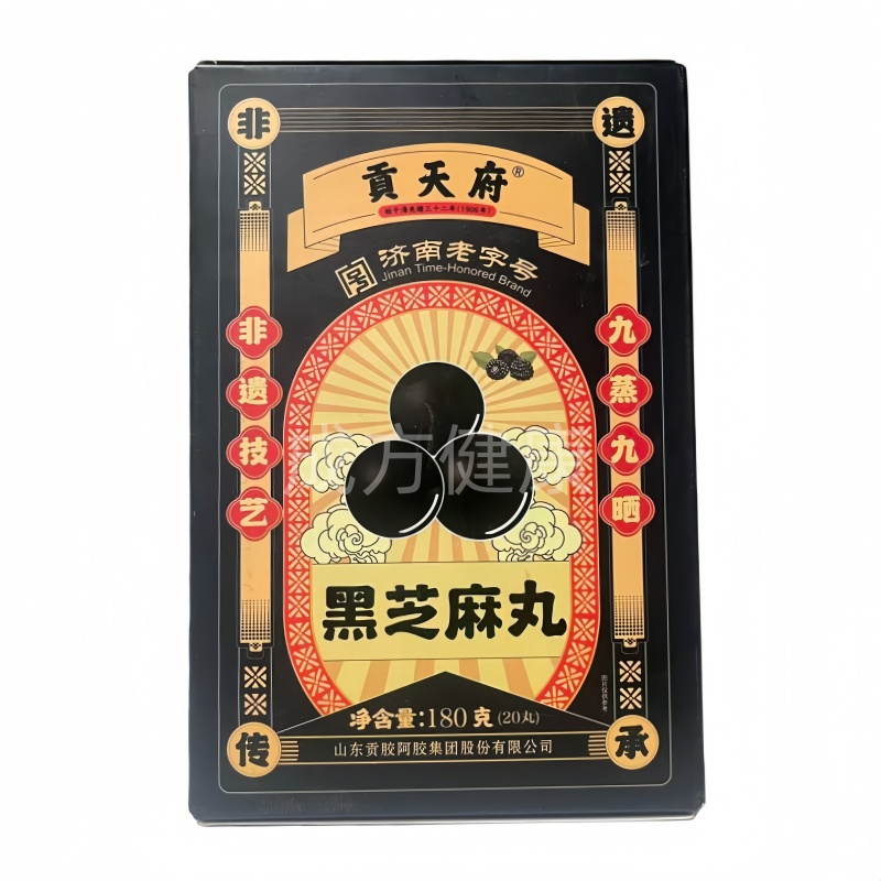 贡天府黑芝麻丸180g传统工艺