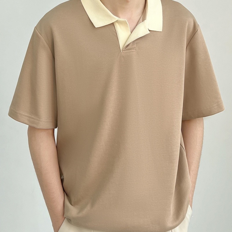 日系夏潮翻领POLO衫，美式宽