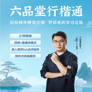 成人硬笔行楷书法训练营教程练字成年视频课程钢笔字练习书课包