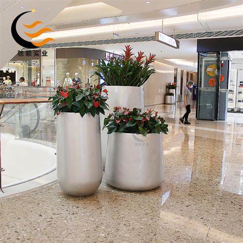 玻璃钢简约花箱组合造型花盆店椭圆花钵落地大花器商业美陈创意,商业/办公家具,花坛/花箱,淘宝优惠券,粉丝福利购,淘宝优惠卷