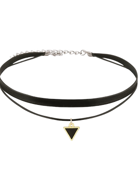 uvk双层黑色choker项圈