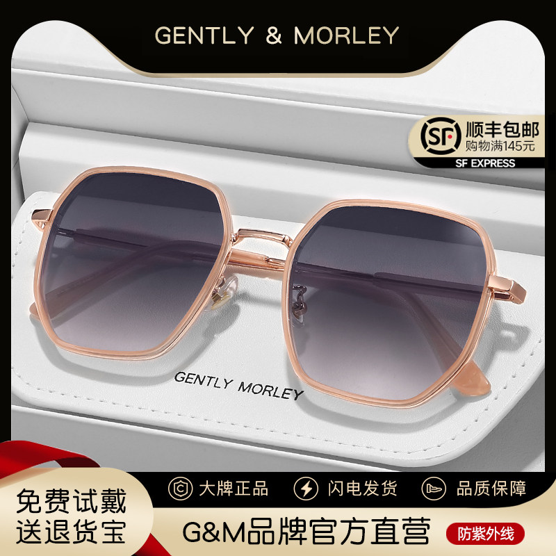 粉色墨镜女防晒防紫外线2025新款大脸显脸小太阳眼镜高级感偏光镜