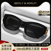 2025新款 双B欧美风猫眼太阳眼镜潮凹造型街拍高级感黑超墨镜女ins