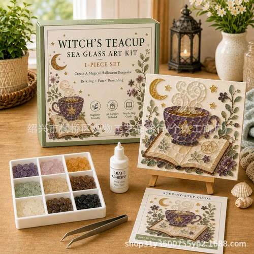新品Sea Glass Art Kit DIY 海玻璃艺术套装