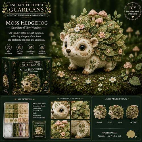 Enchanted Forest Guardians DIY Kit DIY拼布套件魔法森林守护者
