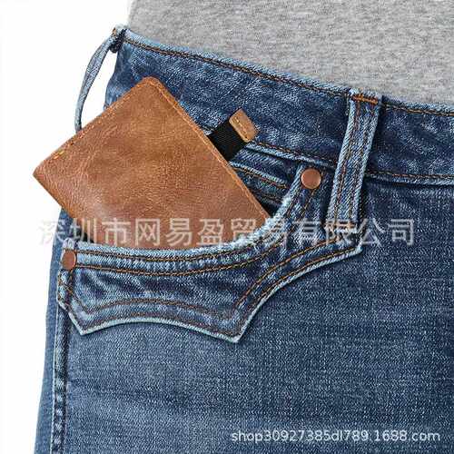 多卡位双折钱包前口袋卡片夹复古防盗刷超薄多功能钱夹