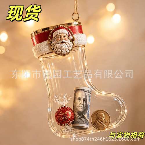 新品 Fillable Christmas Stocking 可填充圣诞圣诞袜工艺品