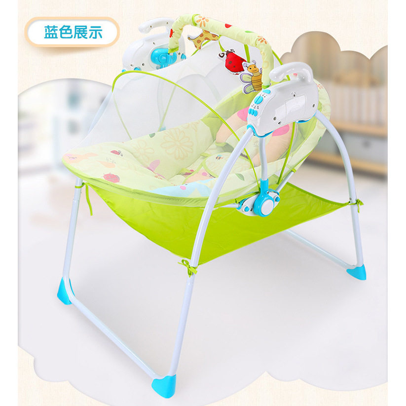 嘉百乐 摇床摇篮躺椅哄娃充电幼儿安抚摇椅婴儿电动摇椅